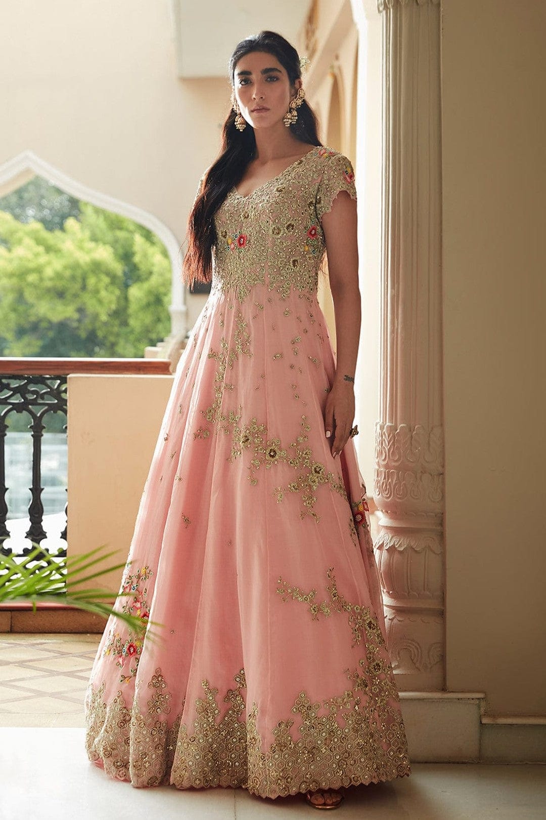 Bahaar Embroidered Gown