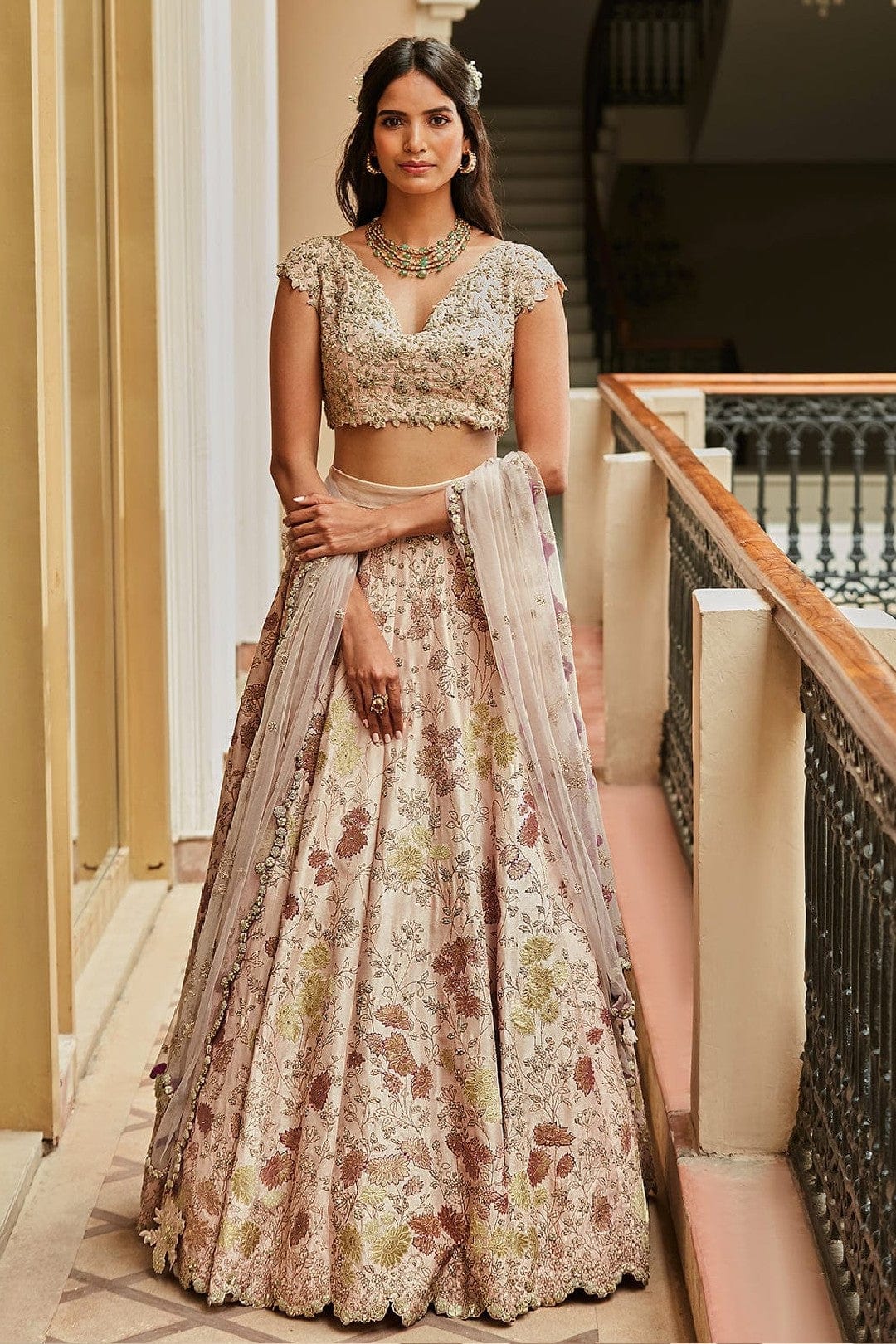 Bahaar Embroidered Lehenga Set