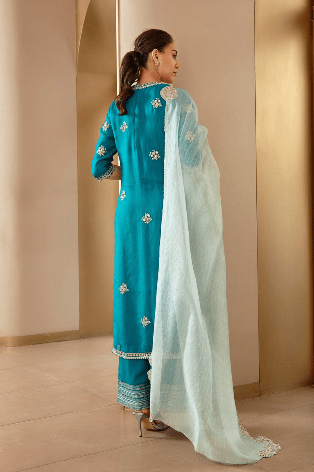 Pine Embroidered Suit