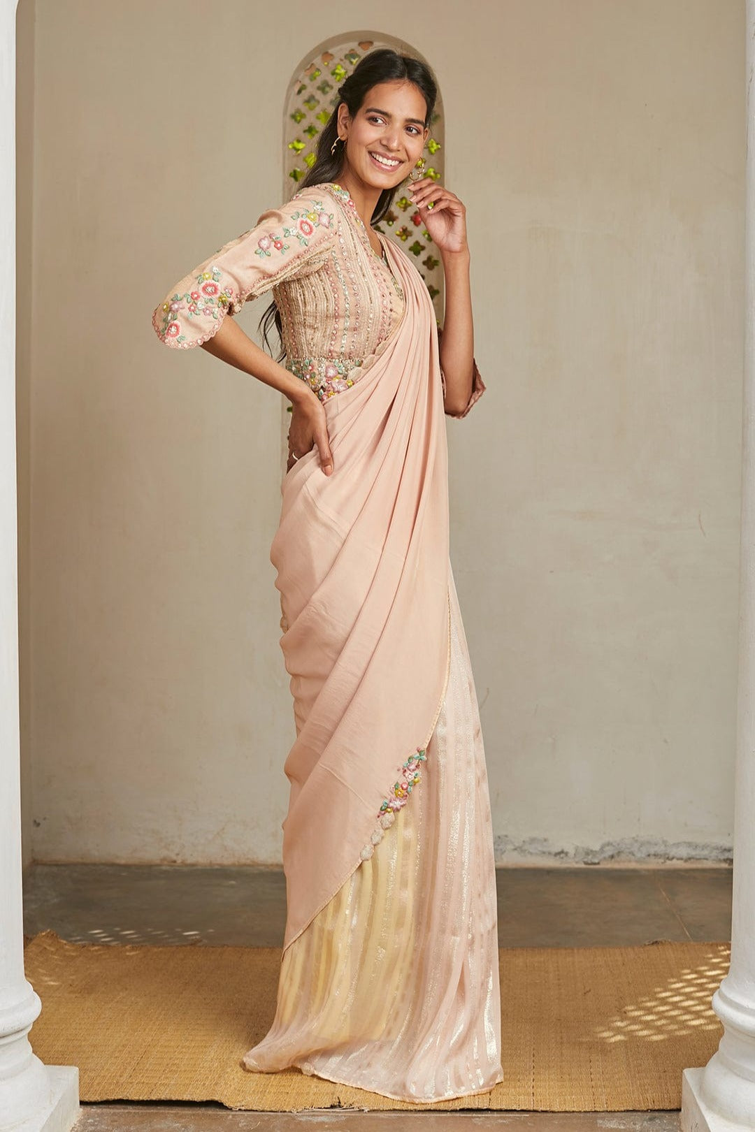 Bahaar Embroidered Saree and Blouse