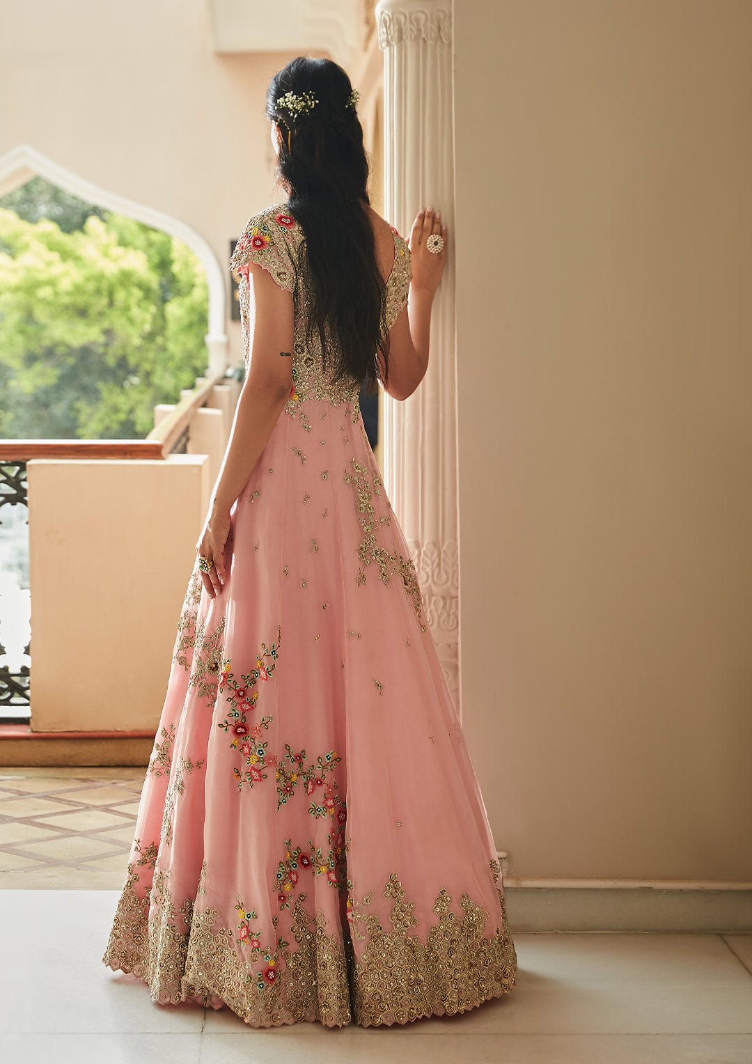 Bahaar Embroidered Gown